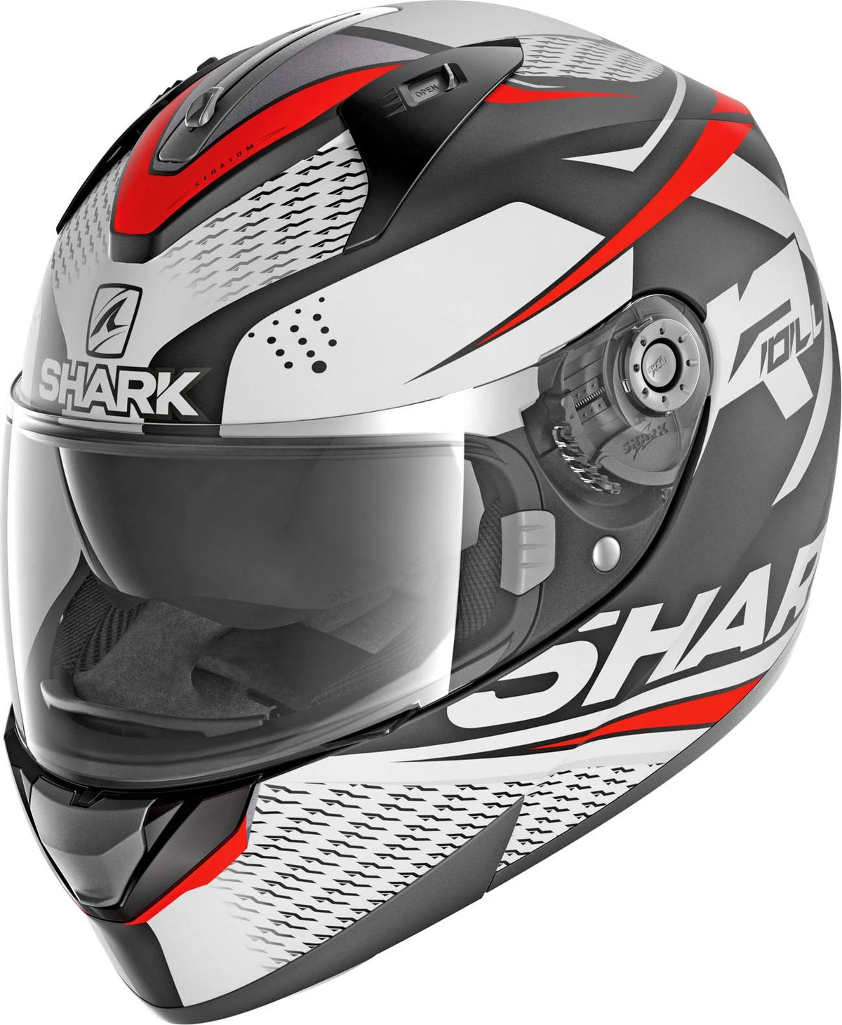 Black-White-Red Helmet Q322
