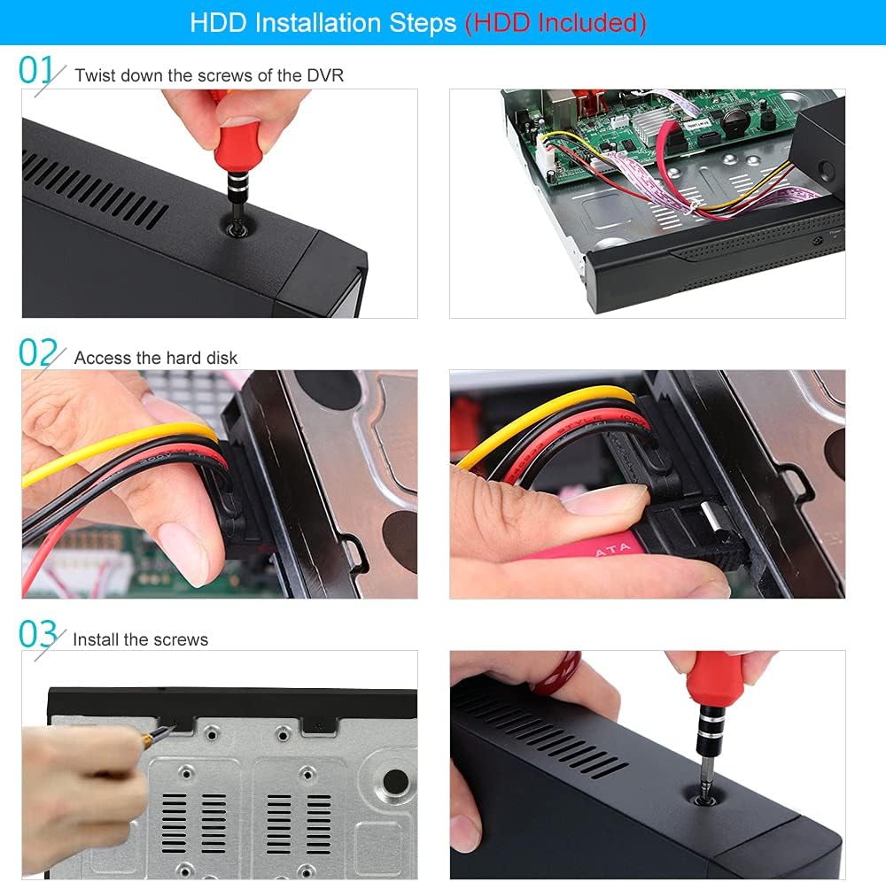 5-in-1 HD Hybrid DVR&NVR CCTV Surveillance Video Recorder P5187