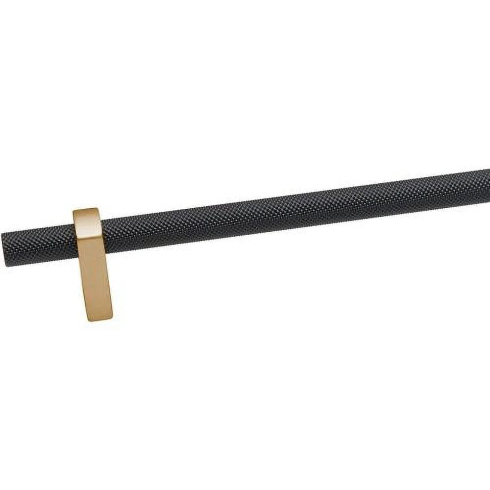 24" Center To Center Knurled Bar Appliance Pull Matte Black D30681