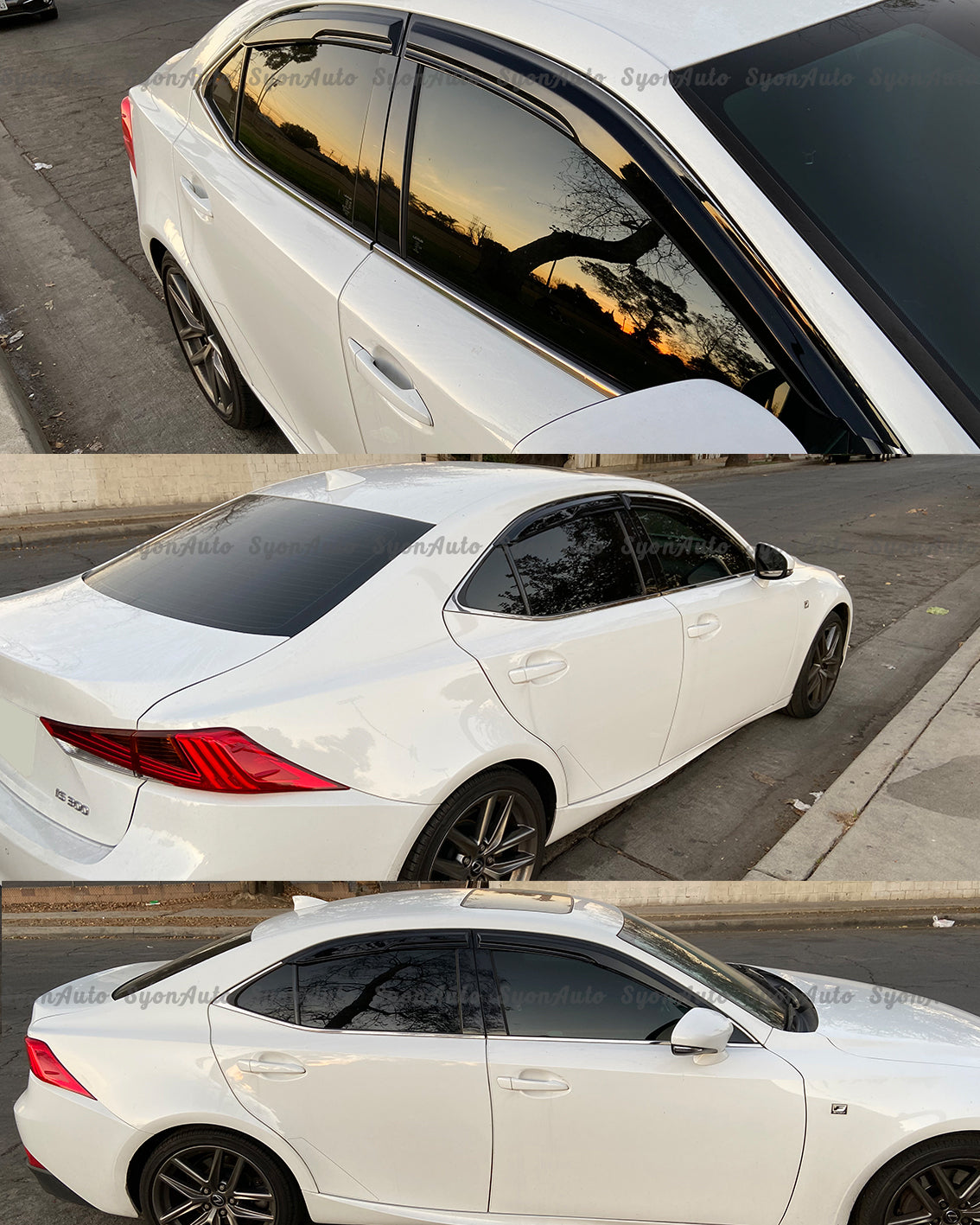 Window Visor Rain Guard Deflector E23515