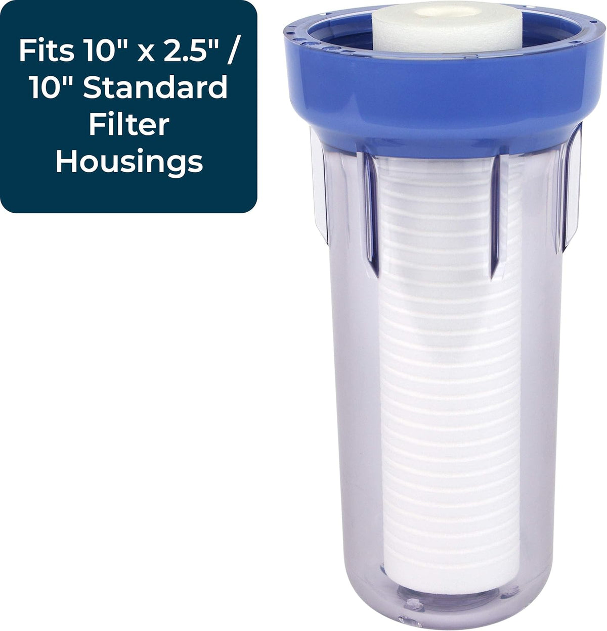 10x2.5 Grooved Polypropylene 5 Micron Sediment Filter (24 Pack) O50830