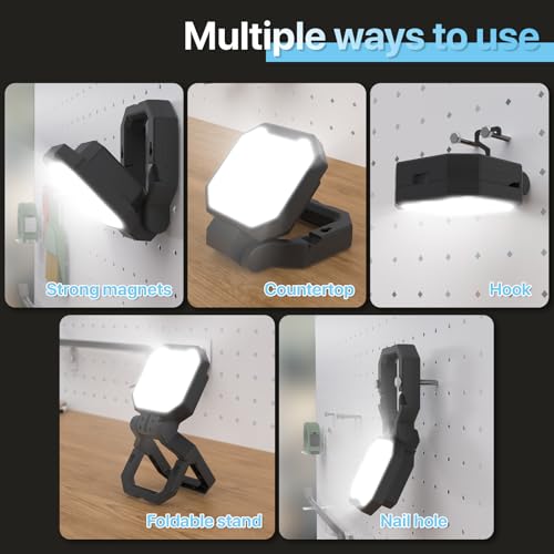 Rechargeable 2pack 40W 4000Lumens Magnetic Work Light Z698