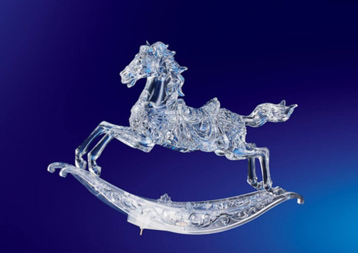 Pack of 2 Musical Christmas Rocking Horses R669248