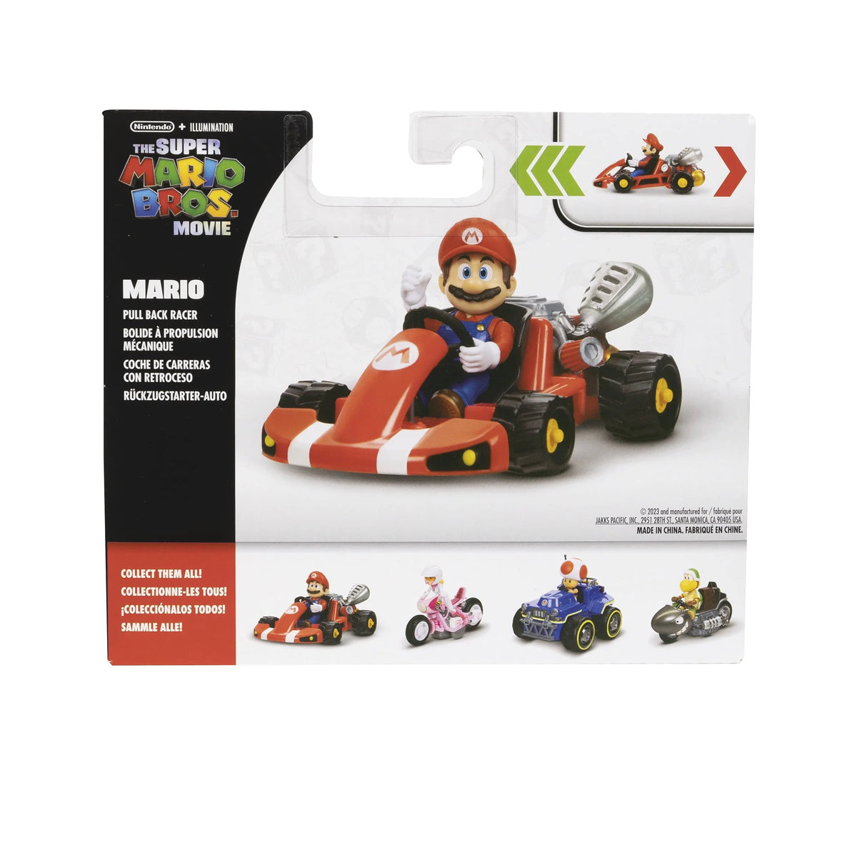 2.5 inch Mario Action Figure with Pull Back Racer T2470
