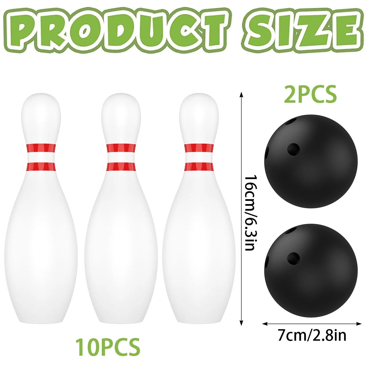 12PCS Toddler Kids Bowling Game Set B306247