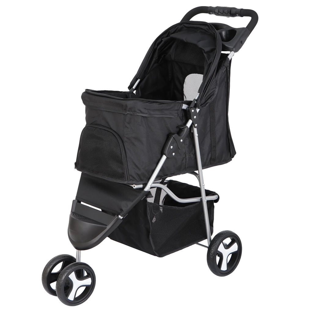 3-Wheel Pet Dog Travel Stroller O392