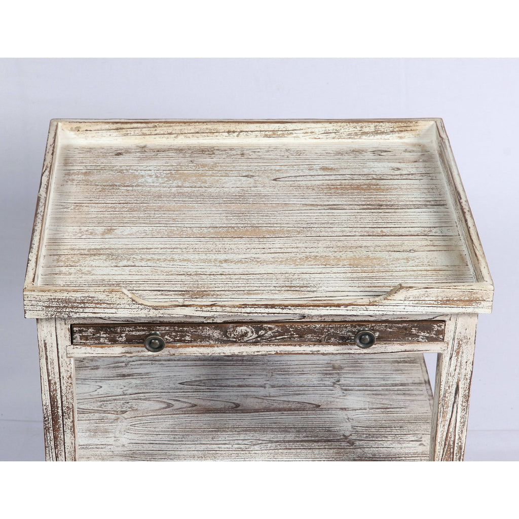 Weathered Rectangle Accent Table O928376