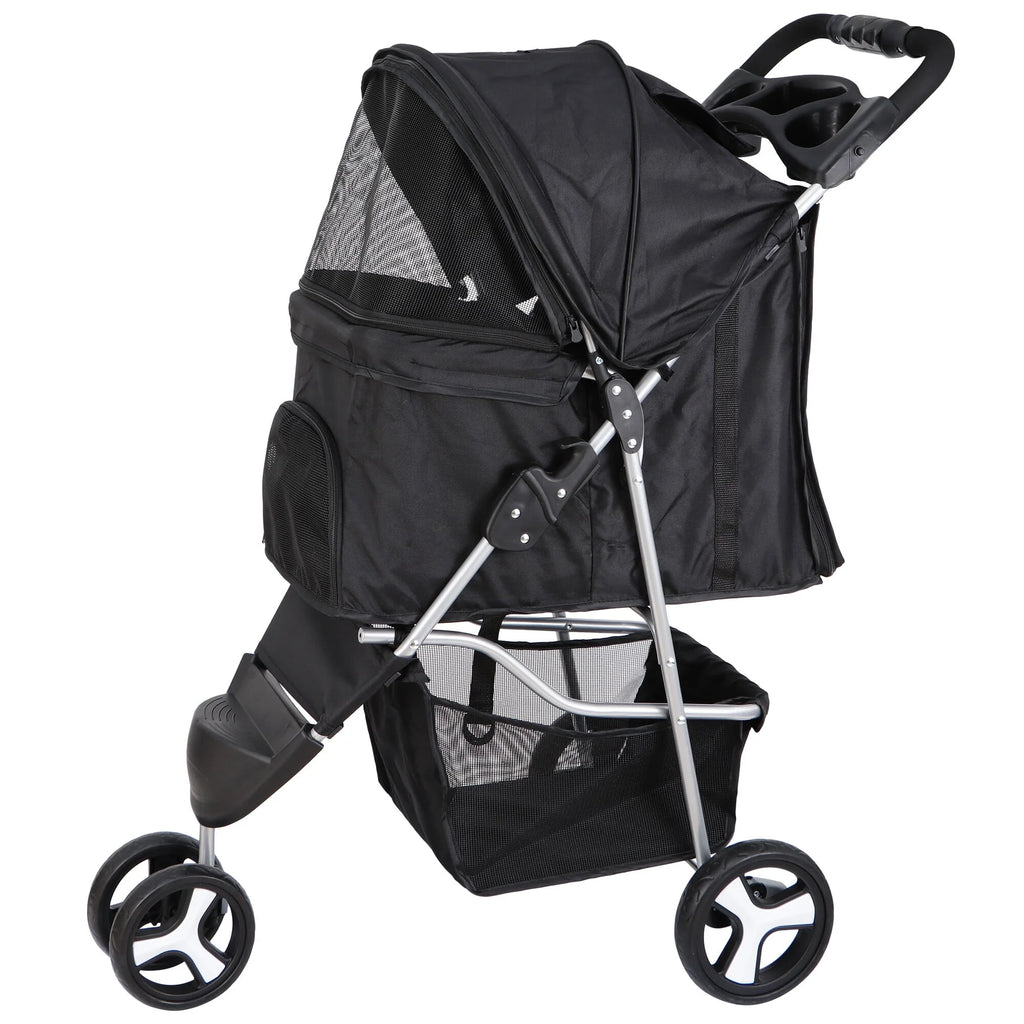 3-Wheel Pet Dog Travel Stroller O392