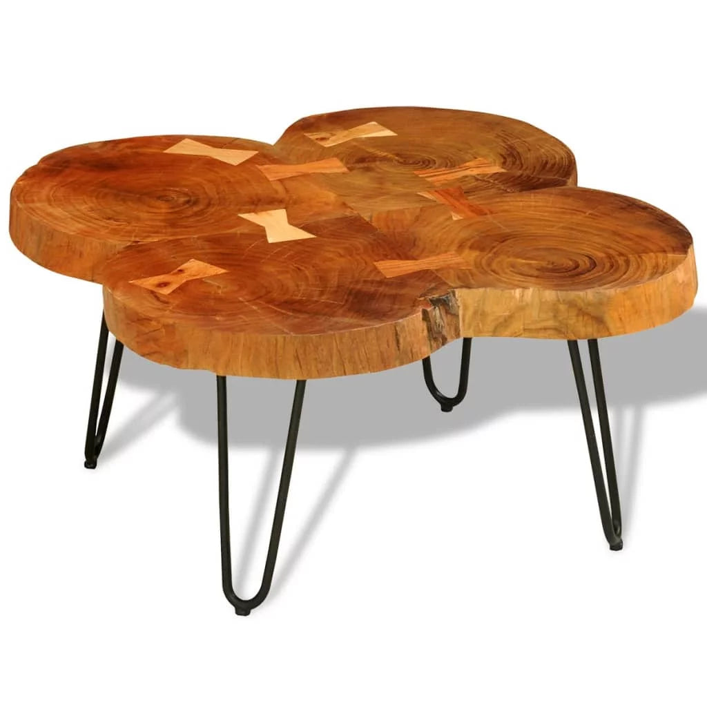 Solid Sheesham Wood Coffee Table Y40036