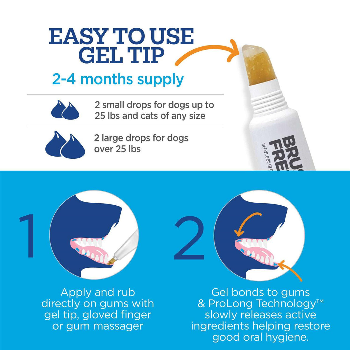 Brush Free Oral Gel for Dogs F62217