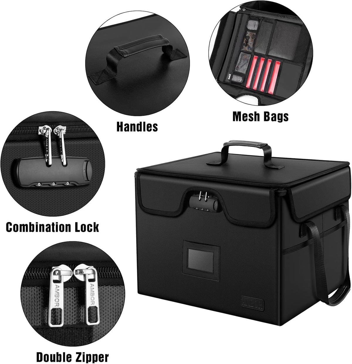Fireproof Document Box with Lock F227296