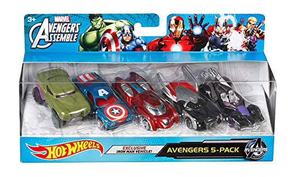 Hot Wheels Marvel Avengers 5-Pack L809588