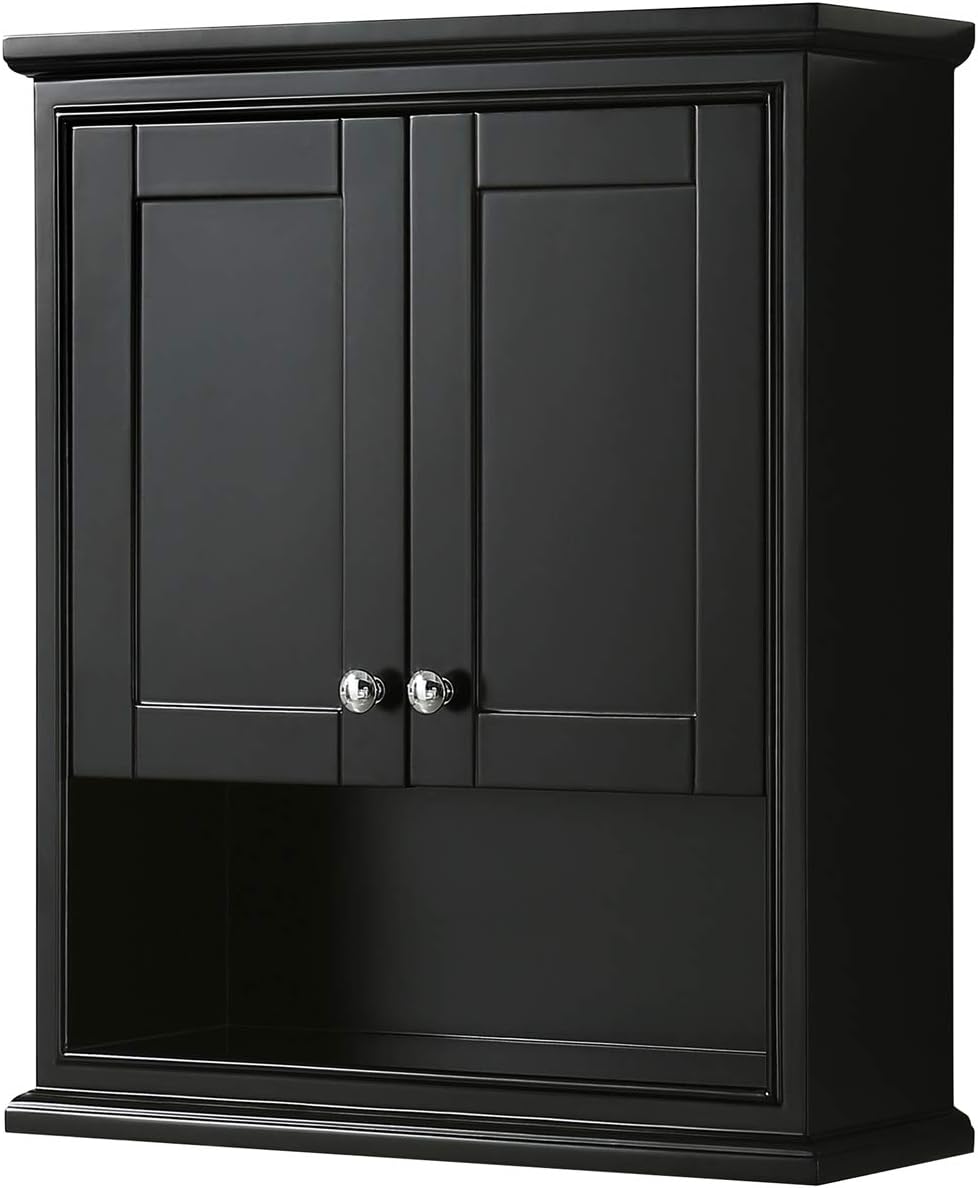 Dark Espresso Wall-Mounted Storage Cabinet X54645