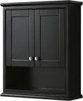 Dark Espresso Wall-Mounted Storage Cabinet X54645