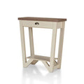 White Transitional Console Table U23157