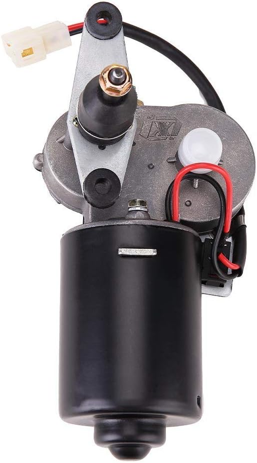 12V 30W Electric UTV Universal Windshield Wiper Motor with 90 Degree Wiper Action ON/Off Switch Pack of 2 D1170