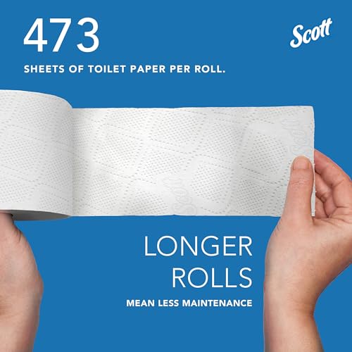 100% Recycled Fiber 2-Ply White Toilet Paper O695135