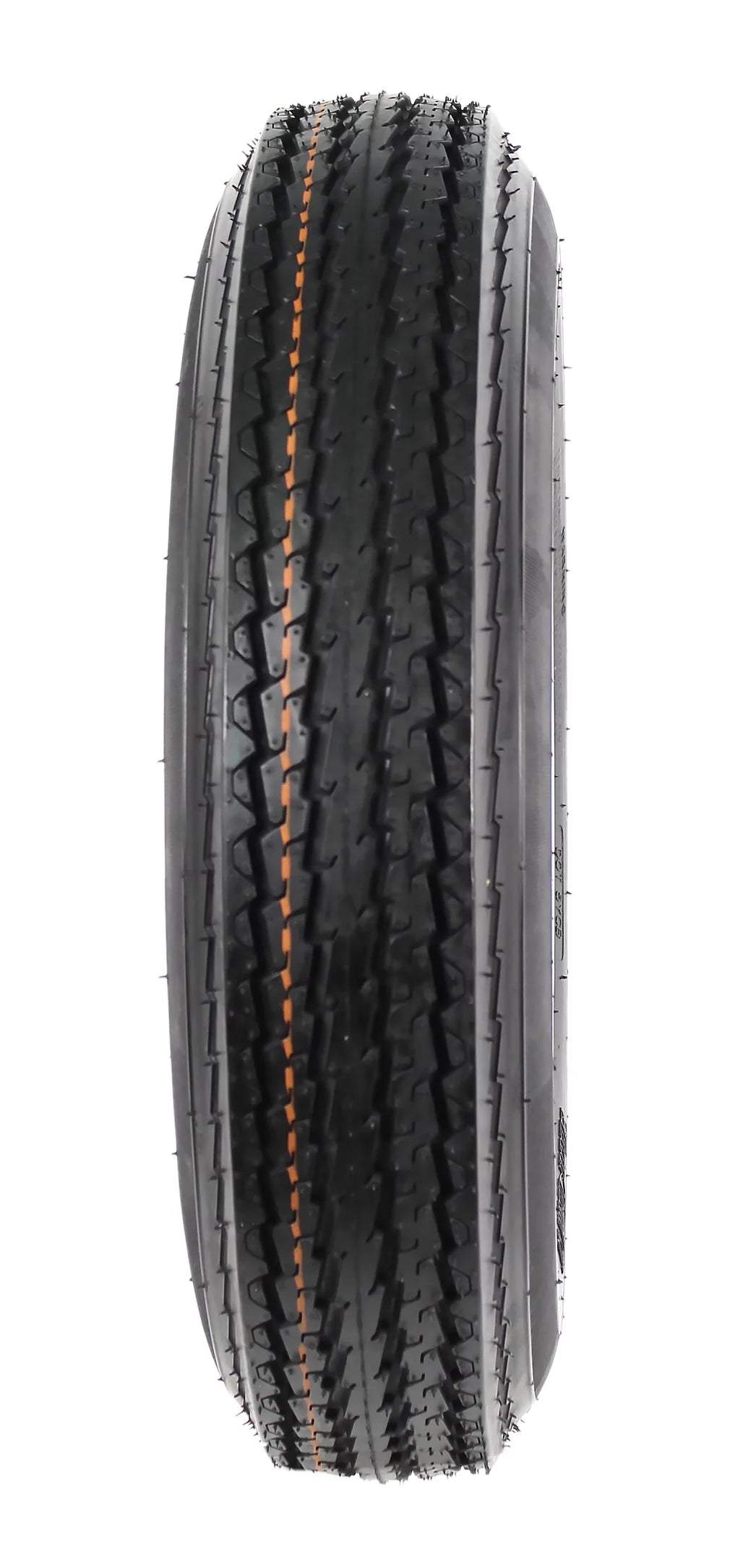 Two Trailer Tires On Rims 5.30-12 5 Hole White Spoke W574