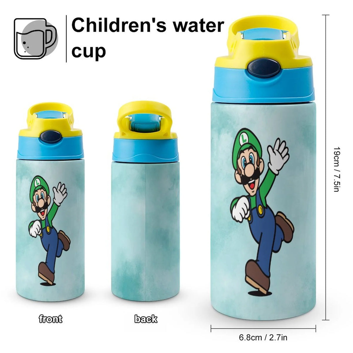 Insulated Stainless Steel Water Bottle with Straw Leak-Proof Z992