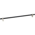 24" Center To Center Knurled Bar Appliance Pull Matte Black D30681