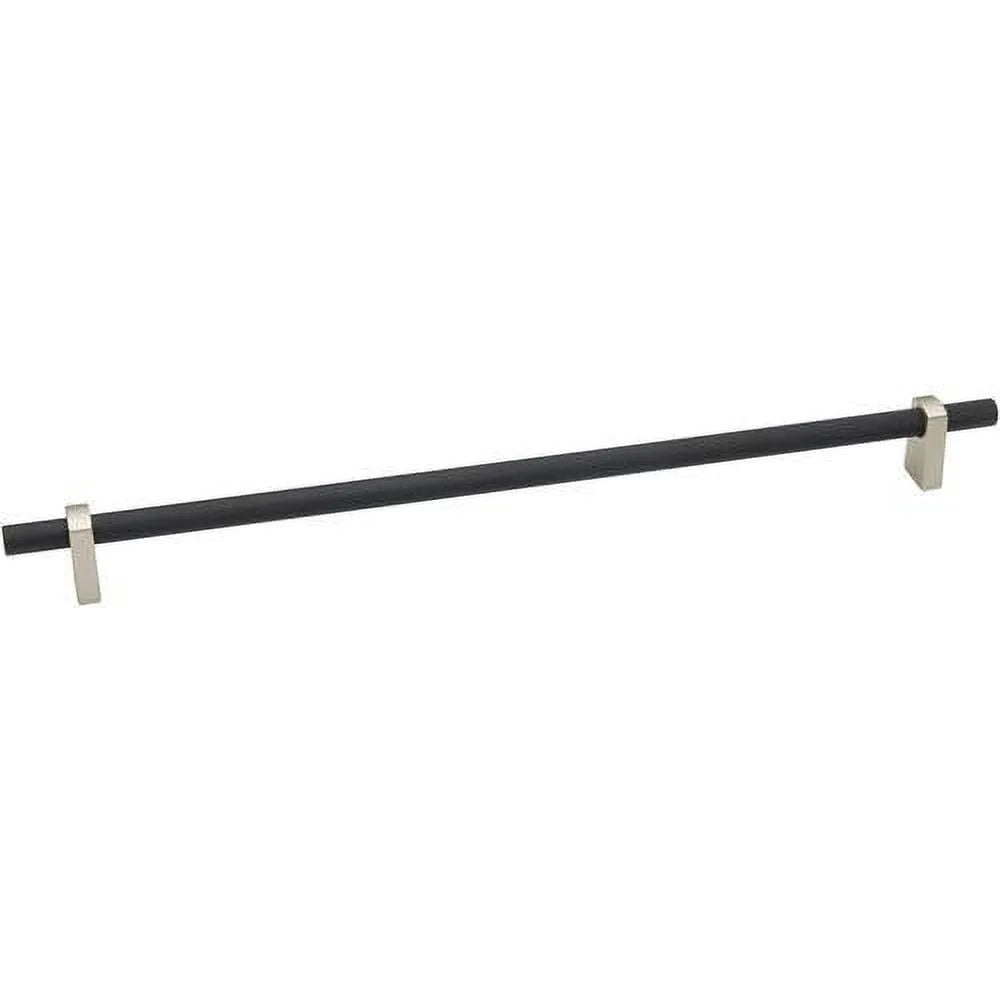 24" Center To Center Knurled Bar Appliance Pull Matte Black D30681