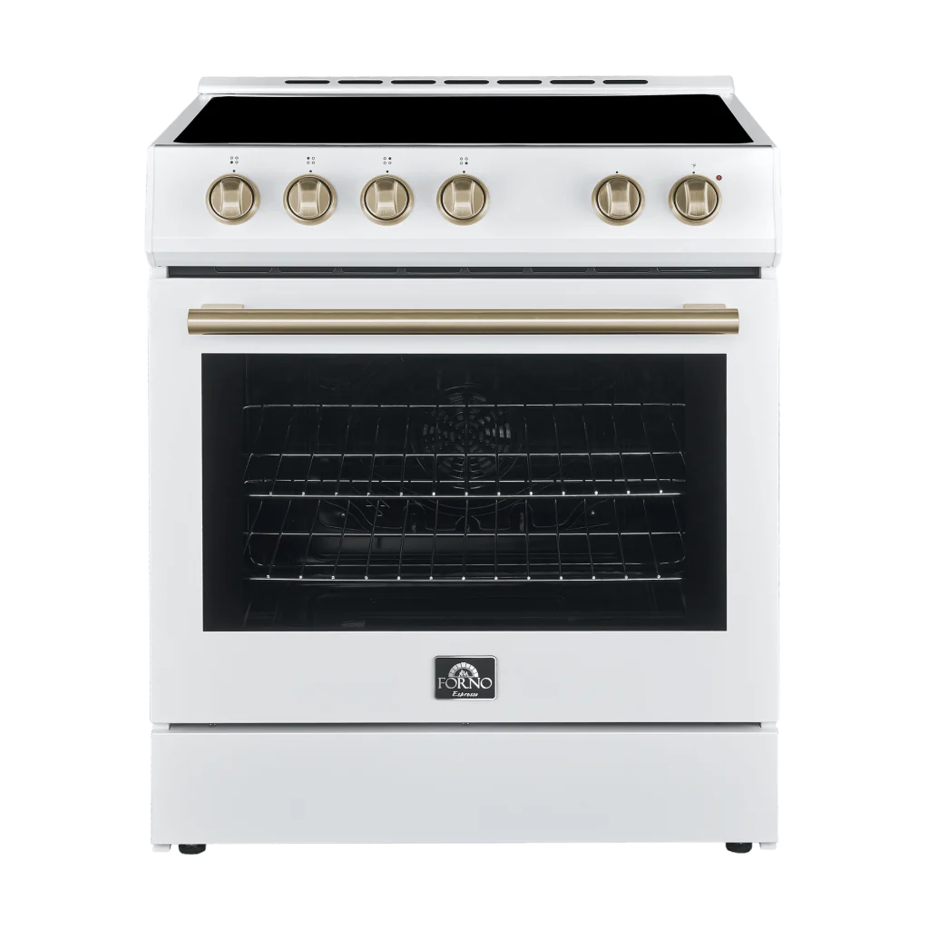 White Electric Range S532