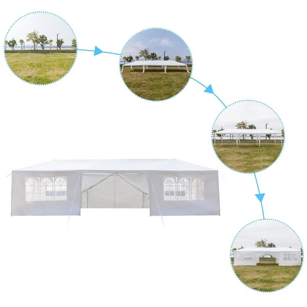 3 x 9m Eight Sides Two Doors Waterproof Tent A9306