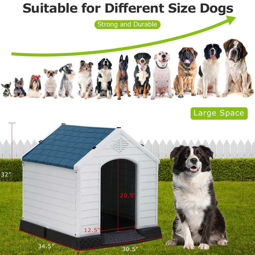 Large Insulated Plastic Dog House F80516