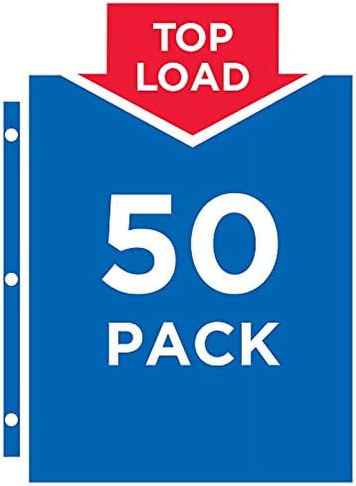 Semi-Clear Top-Load Sheet Protectors N162391