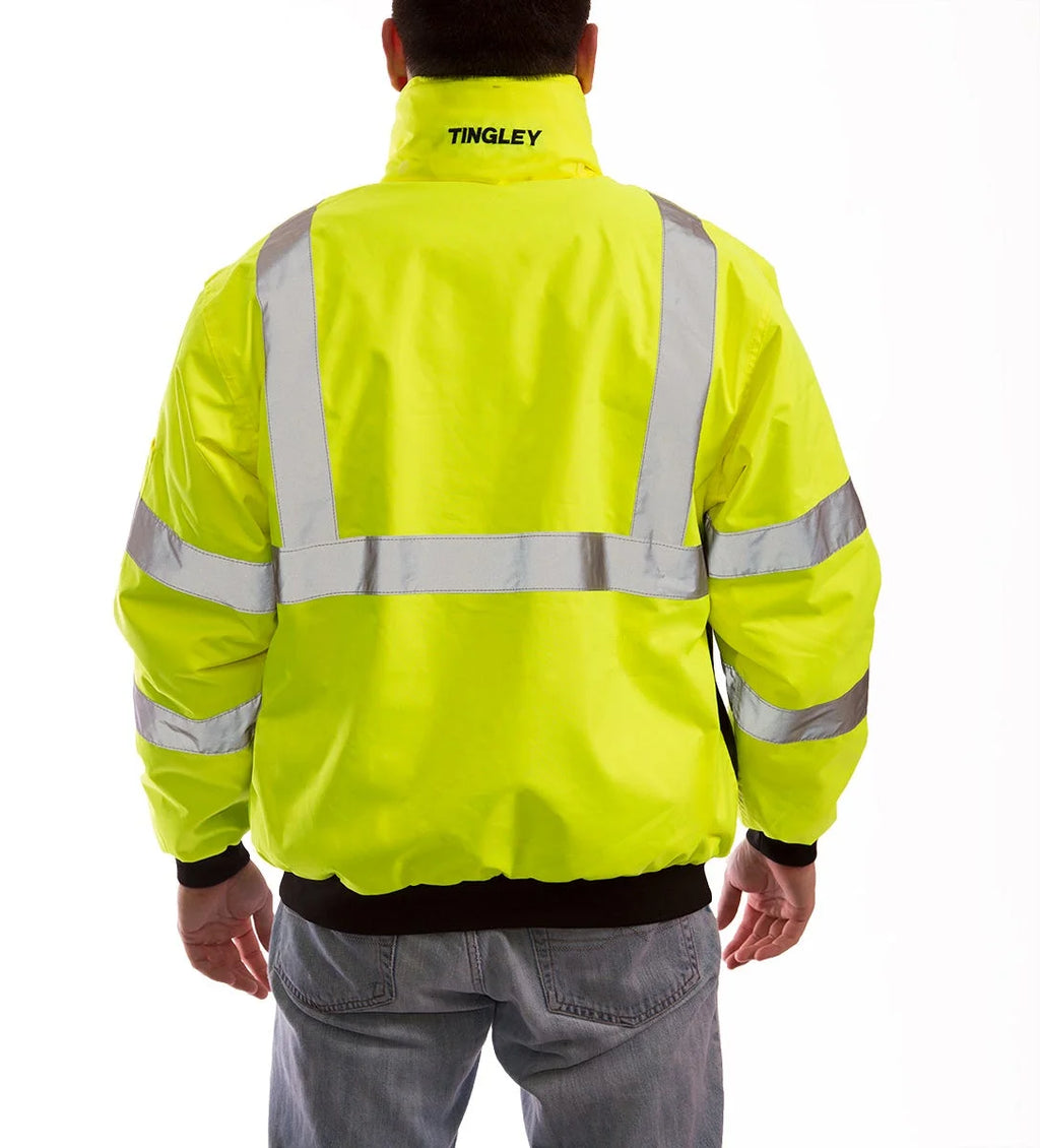 Lime Bomber Jacket - 2XL V822