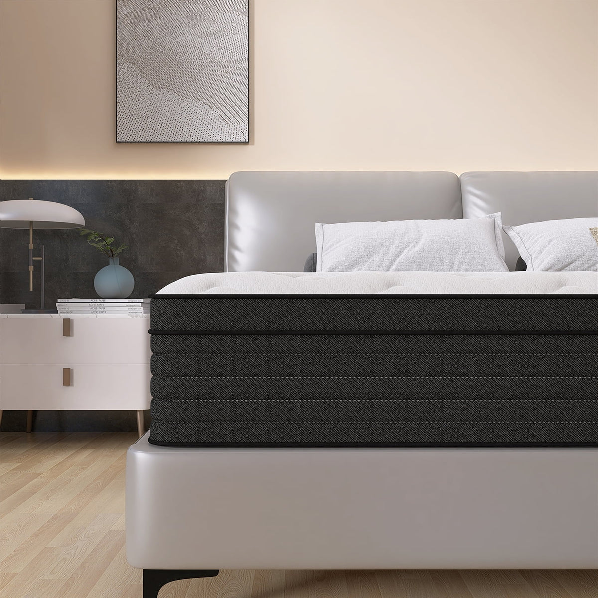 Queen 14 Inch Memory Foam Pocket Spring Mattress H3302
