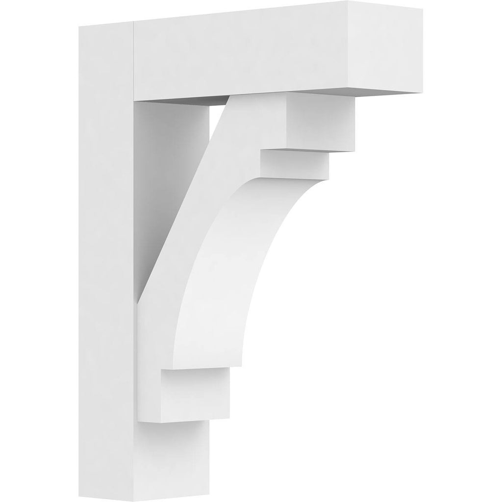 PVC Bracket with Block Ends - 5 x 18 x 24 in. Q916