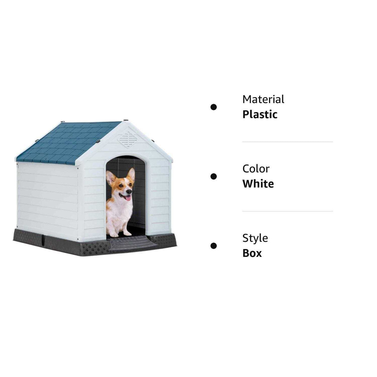 Large Insulated Plastic Dog House F80516