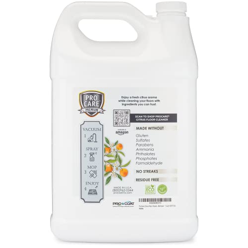 Tile, Stone, Laminate, Vinyl & Natural Wood Floor Cleaner with Citrus Aroma - 1 Gal L843557