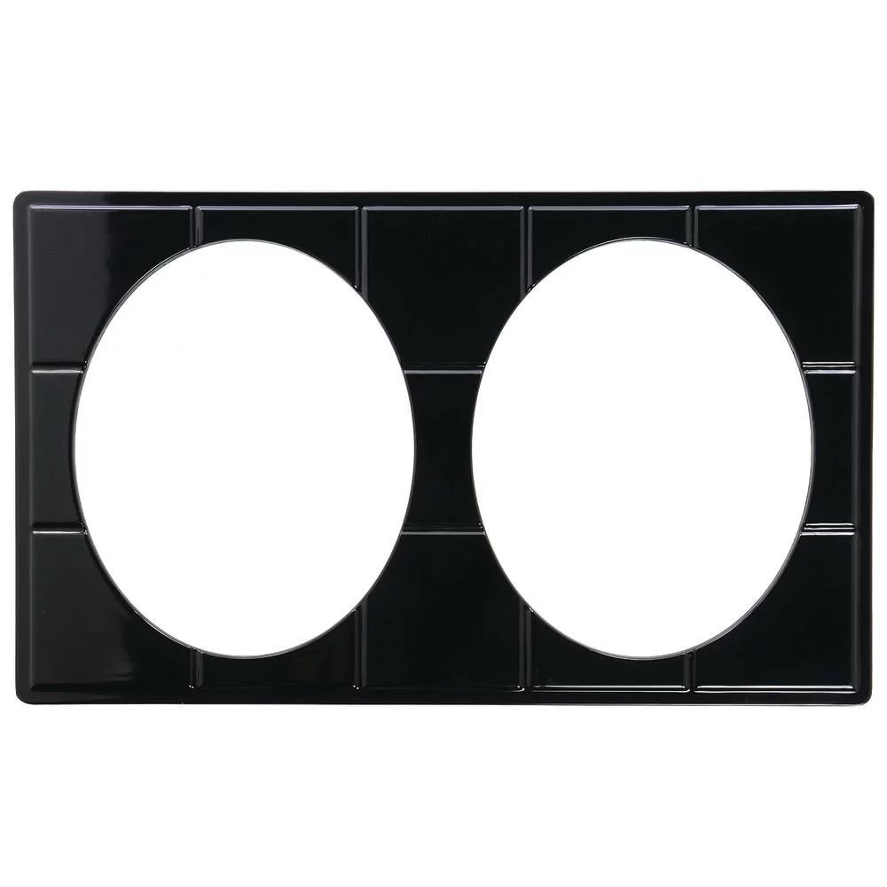 Black Melamine Full Size Food Bar Tile Tray C933765