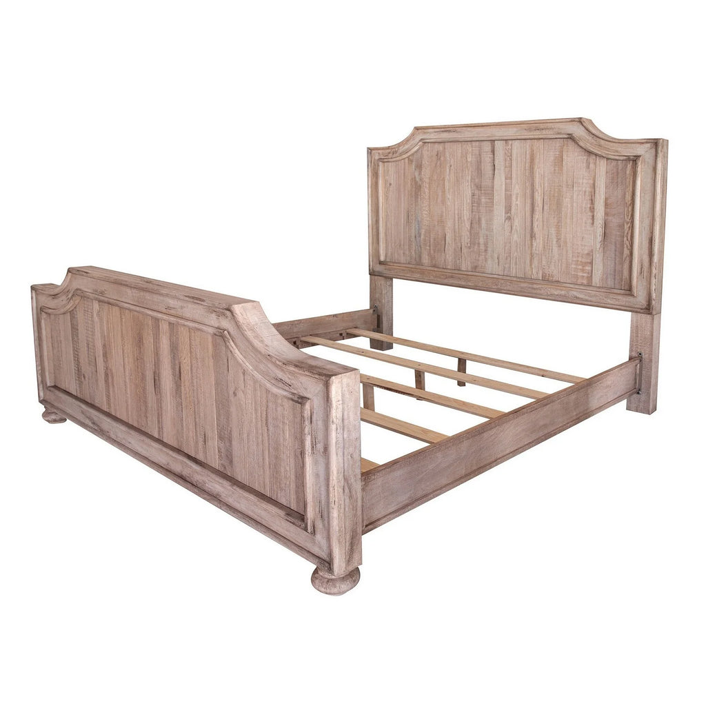 King Size Brown Mango Wood Bed A9369