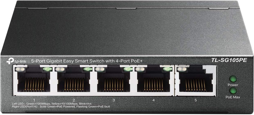 5 Port Gigabit PoE Switch Pack of 2 X64754