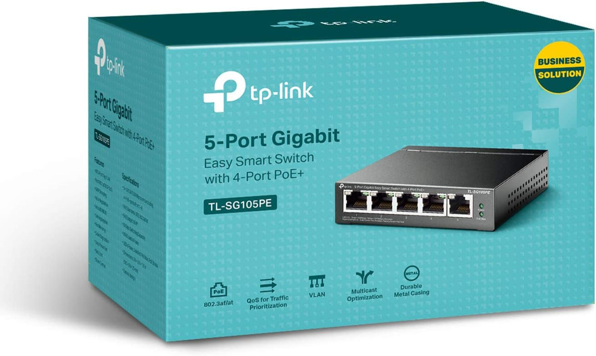 5 Port Gigabit PoE Switch Pack of 2 X64754
