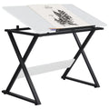 White Adjustable Drafting Table P235