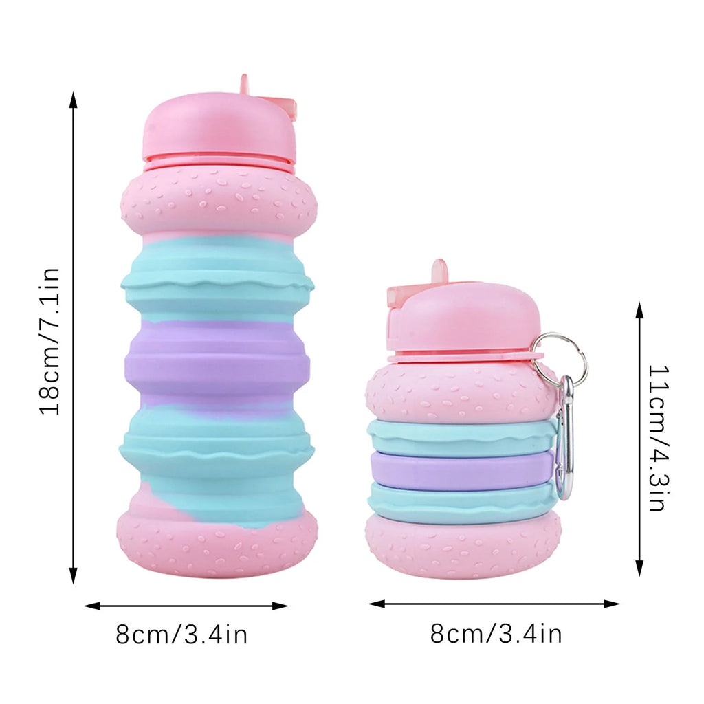 Foldable Silicone Travel Water Bottle O53597